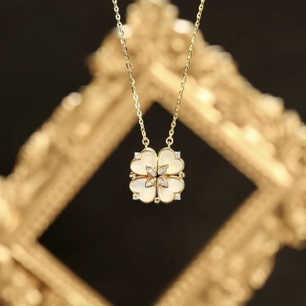 trembling shells, clover, fritillaria, micro zircons, tiktok, necklace, chain, and chain., Black
trembling shells, clover, fritillaria, micro zircons, tiktok, necklace, chain, and chain., Black