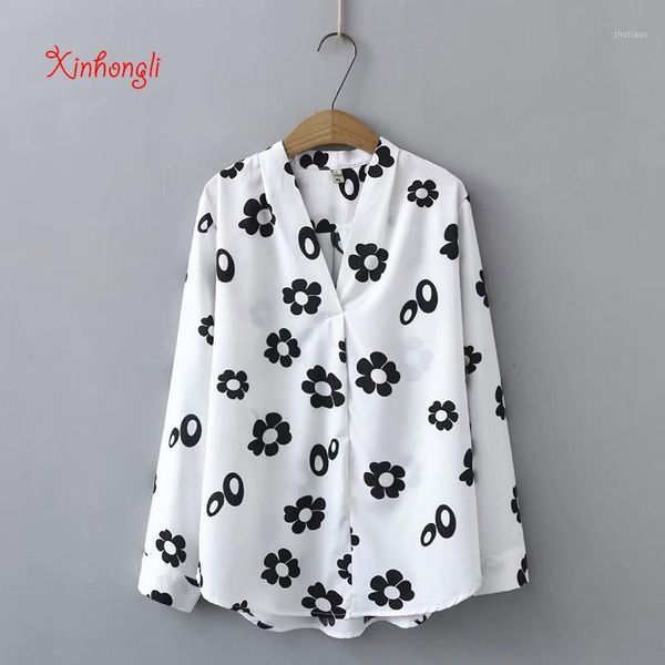 women's blouses & shirts plus size thin chiffon women loose flower print blouse 2021 spring autumn white black office ladies female
women's blouses & shirts plus size thin chiffon women loose flower print blouse 2021 spring autumn white black office ladies female