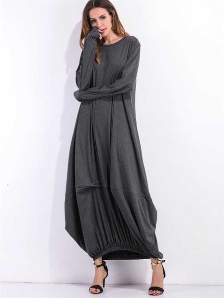 autumn casual dresses women's loose skirt plus size irregular long sleeve round neck drs for women, Black;gray
autumn casual dresses women's loose skirt plus size irregular long sleeve round neck drs for women, Black;gray