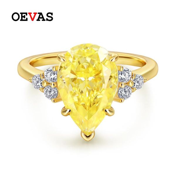 cluster rings oevas 100% 925 sterling silver yellow water drop high carbon diamond for women sparkling wedding party fine jewelry gift, Golden;silver
cluster rings oevas 100% 925 sterling silver yellow water drop high carbon diamond for women sparkling wedding party fine jewelry gift, Golden;silver