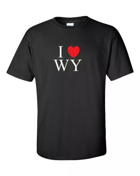 I Heart Love WY Shirt Wyoming Equality State Black White Red T-shirt S-5XL, White;black
I Heart Love WY Shirt Wyoming Equality State Black White Red T-shirt S-5XL, White;black
