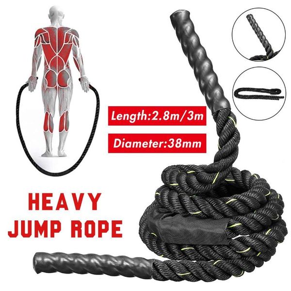 jump ropes battle rope 3m*38mm crossfits fitness heavy weighted skipping for men women outdoor sports
jump ropes battle rope 3m*38mm crossfits fitness heavy weighted skipping for men women outdoor sports