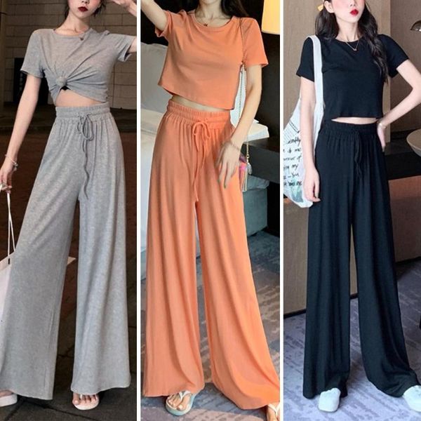 women's blouses & shirts 2pcs women plain short sleeve pants suit high waist soft casual korean style, White
women's blouses & shirts 2pcs women plain short sleeve pants suit high waist soft casual korean style, White