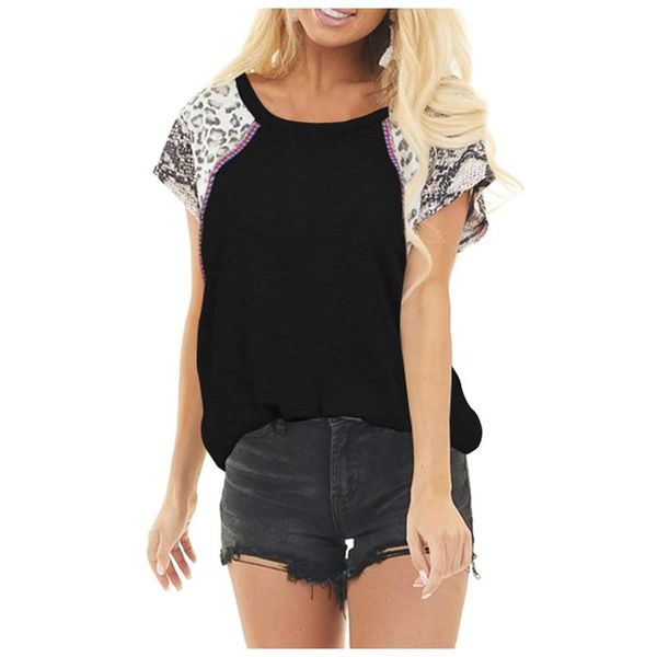 womens casual summer leopard tee cute o neck short sleeve t-shirt o-neck splicing women #t2g women's, White
womens casual summer leopard tee cute o neck short sleeve t-shirt o-neck splicing women #t2g women's, White