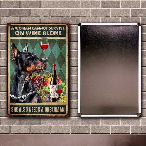 kelly66 doberman are your friend bath shap dog rules tin art metal sign home pub bar decor painting 20*30 cm size dy230
kelly66 doberman are your friend bath shap dog rules tin art metal sign home pub bar decor painting 20*30 cm size dy230