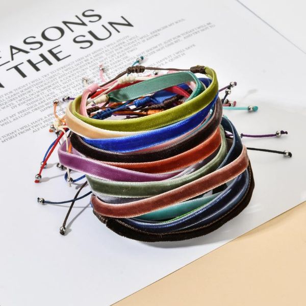 charm bracelets friendship simple woven velvet rope lucky string yoga handmade pure color boho bracelet for women friend gift, Golden;silver
charm bracelets friendship simple woven velvet rope lucky string yoga handmade pure color boho bracelet for women friend gift, Golden;silver