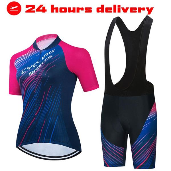 racing sets summer 2021 sushan woman cycling jersey set mtb road bicycle clothing breathable mountain bike clothes quick-dry, Black;blue 
racing sets summer 2021 sushan woman cycling jersey set mtb road bicycle clothing breathable mountain bike clothes quick-dry, Black;blue