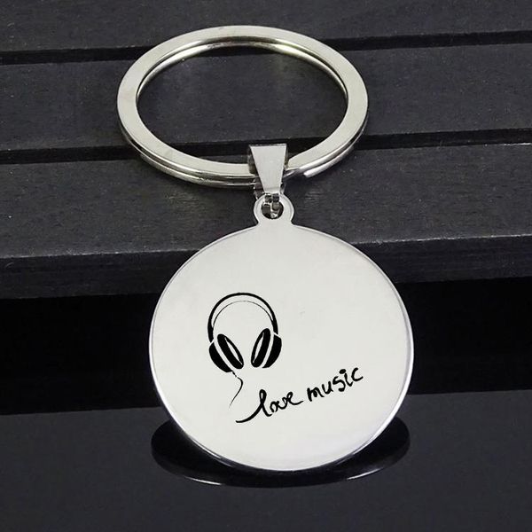 keychains "love music" keychain personality headset disc jewelry for men and women drop yp7432, Silver
keychains "love music" keychain personality headset disc jewelry for men and women drop yp7432, Silver