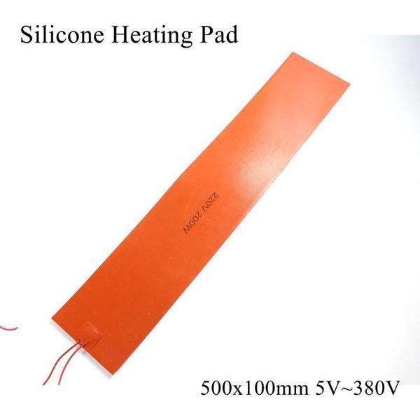 carpets 500x100mm 5v 12v 24v 36v 48v 110v 220v 380v silicone heating pad rubber heat mat heated bed plate flexible waterproof 3d printer
carpets 500x100mm 5v 12v 24v 36v 48v 110v 220v 380v silicone heating pad rubber heat mat heated bed plate flexible waterproof 3d printer