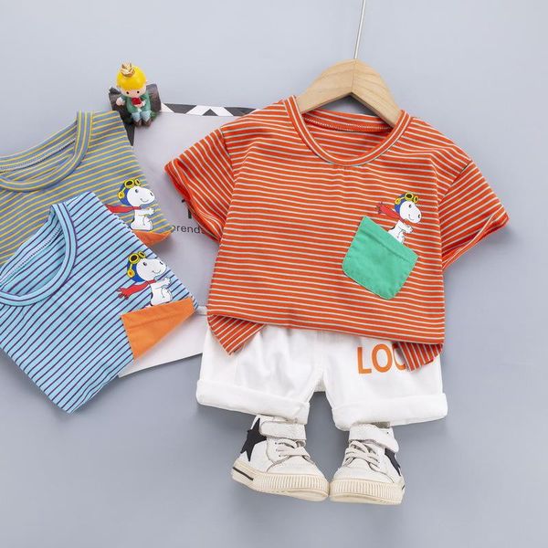 clothing sets 2021 summer 0-5 years old baby boy girl children's suit round neck striped cartoon short sleeve + shorts two-piece, White
clothing sets 2021 summer 0-5 years old baby boy girl children's suit round neck striped cartoon short sleeve + shorts two-piece, White
