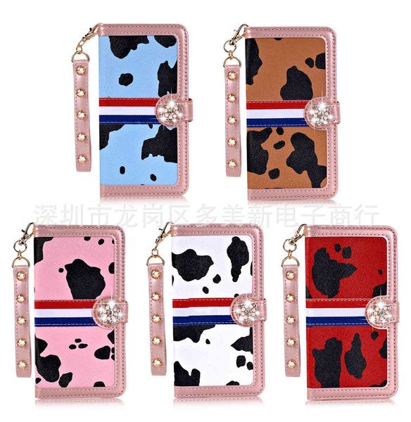 Cases Cell Phone Sets Suitable for Iphone 11 Promax Water Drill Protective Cover Cow Pattern Color Contrast Flip Wallet Card Mobile Leather Case
Cases Cell Phone Sets Suitable for Iphone 11 Promax Water Drill Protective Cover Cow Pattern Color Contrast Flip Wallet Card Mobile Leather Case