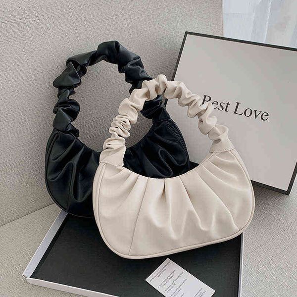2022 summer pleated handlebags for women pu cloud bags leisure armpit bag shopping shoulder bags dumpling handbag female y220304
2022 summer pleated handlebags for women pu cloud bags leisure armpit bag shopping shoulder bags dumpling handbag female y220304