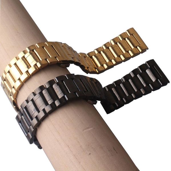 watch bands watchband 24mm 26mm accessosries gold black polished strap bracelet for mens wristwatch butterfly clasp, Black;brown
watch bands watchband 24mm 26mm accessosries gold black polished strap bracelet for mens wristwatch butterfly clasp, Black;brown