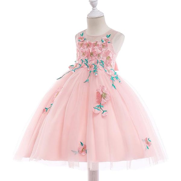girl's dresses girl princess summer children flower embroidery birthday wedding gown tulle dress an88, Red;yellow
girl's dresses girl princess summer children flower embroidery birthday wedding gown tulle dress an88, Red;yellow