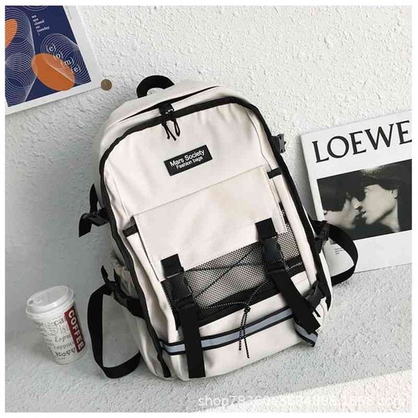 2021 new female backpack outdoor korean schoolbag middle school boy trendy brand backpack
2021 new female backpack outdoor korean schoolbag middle school boy trendy brand backpack