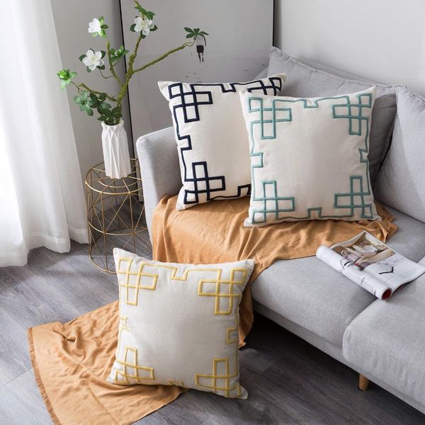 50x50cm thicken cotton linen geometric embroidery sofa decoration cushion cover home living room pillowcase cushion/decorative pillow
50x50cm thicken cotton linen geometric embroidery sofa decoration cushion cover home living room pillowcase cushion/decorative pillow