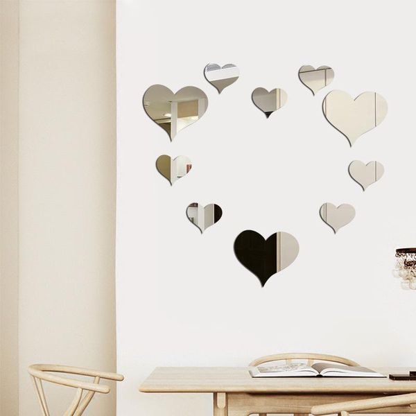 window stickers 10pcs heart shaped diy patterns tv background decor mirror wall acrylic 3d home decal living room murals
window stickers 10pcs heart shaped diy patterns tv background decor mirror wall acrylic 3d home decal living room murals