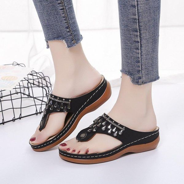sandals ladies platform slippers rhinestone bright color flip-flops wedge fashion 2021 zapatillas mujer, Black
sandals ladies platform slippers rhinestone bright color flip-flops wedge fashion 2021 zapatillas mujer, Black