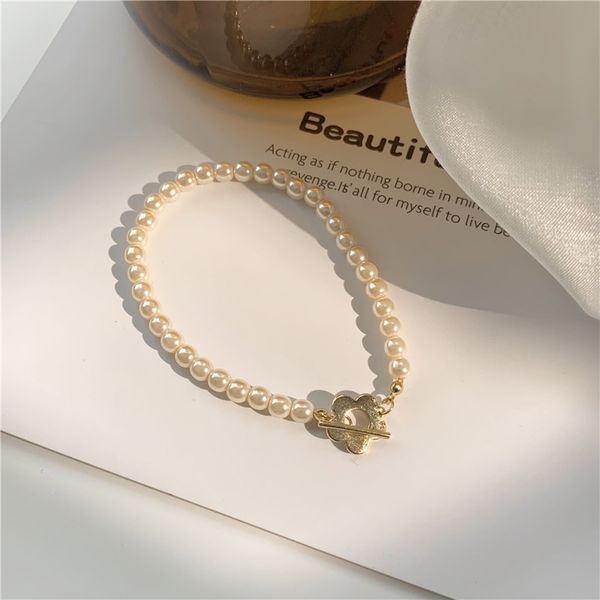 2021 baroque pearl floral bracelet hand string ins style simple design contracted charm bracelets for women girl gifts, Golden;silver
2021 baroque pearl floral bracelet hand string ins style simple design contracted charm bracelets for women girl gifts, Golden;silver