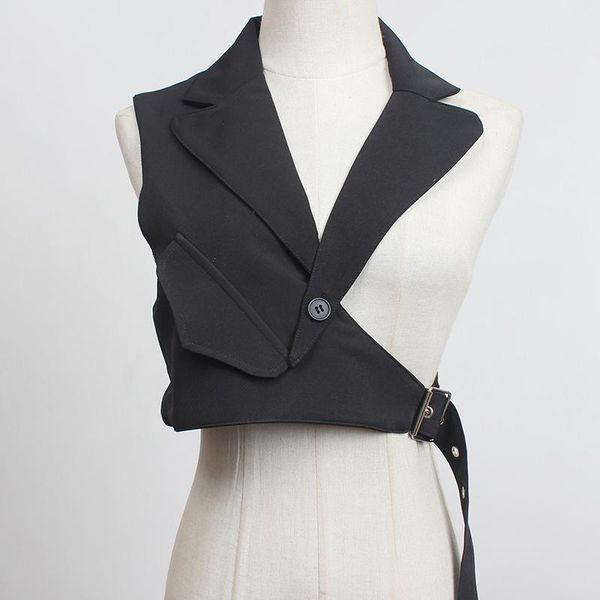 women's vests women black plaid irregular stitch loose fit vest v-collar sleeveless fashion tide spring autumn 2021, Black;white
women's vests women black plaid irregular stitch loose fit vest v-collar sleeveless fashion tide spring autumn 2021, Black;white