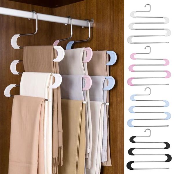 hangers & racks 5 layers stainless steel clothes s shape pants storage rack multilayer cloth hanger
hangers & racks 5 layers stainless steel clothes s shape pants storage rack multilayer cloth hanger