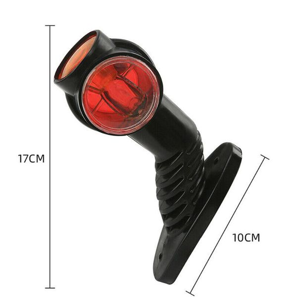 emergency lights 1 pair car truck trailer side light outline lamp red amber white 4 led marker rubber+plastic
emergency lights 1 pair car truck trailer side light outline lamp red amber white 4 led marker rubber+plastic