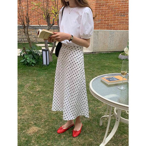tg spring and summer polka dot skirt 2021 new korean fairy leisure high waist slim a-line 13629, White
tg spring and summer polka dot skirt 2021 new korean fairy leisure high waist slim a-line 13629, White