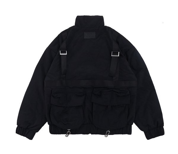 2021 style black buckle hip-hop high street oversize men women couple 100% cotton jacket, Black;brown
2021 style black buckle hip-hop high street oversize men women couple 100% cotton jacket, Black;brown