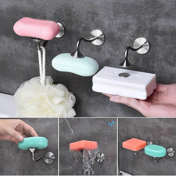 soap dishes holder self-adhesive magnetic dish hanging stainless steel bar no drilling bathroom porte savon jabonera
soap dishes holder self-adhesive magnetic dish hanging stainless steel bar no drilling bathroom porte savon jabonera