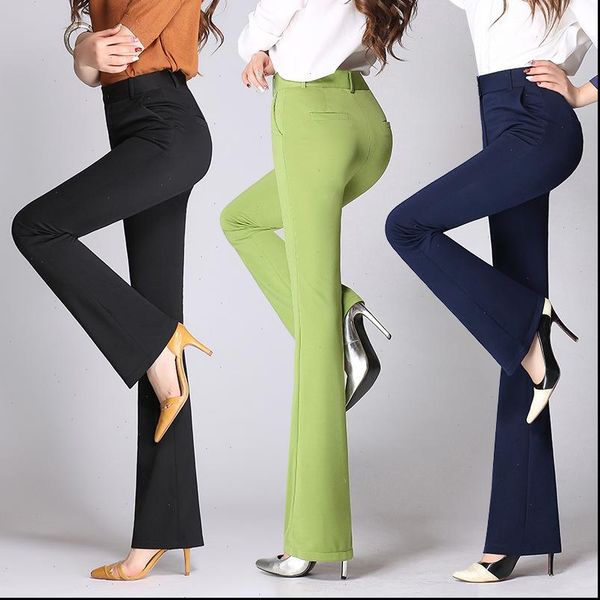 Women Pants Flare Autumn High Waist Elastic Slim Candy Color 26~35 Bodycon Long Ladies Trousers Workwear Pantalon Femme, Black;white
Women Pants Flare Autumn High Waist Elastic Slim Candy Color 26~35 Bodycon Long Ladies Trousers Workwear Pantalon Femme, Black;white
