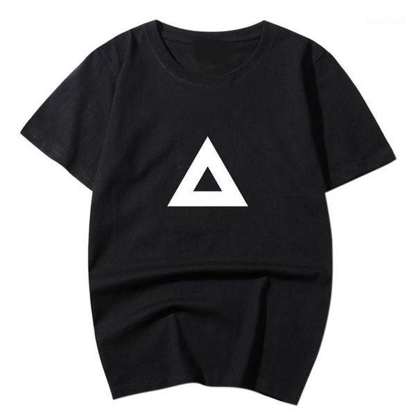 women's t-shirt squid game triangle printing women tshirts korean tv geometric casual pattern woman tshirt 2021 trend black tees1, White
women's t-shirt squid game triangle printing women tshirts korean tv geometric casual pattern woman tshirt 2021 trend black tees1, White