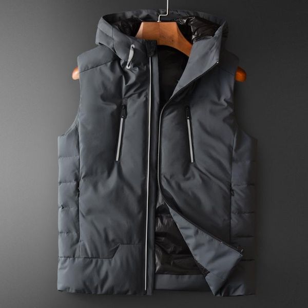 classic grey hooded mens vests luxury add padding solid color sleeveless jackets and coats size 4xl slim fit man men's, Black;white
classic grey hooded mens vests luxury add padding solid color sleeveless jackets and coats size 4xl slim fit man men's, Black;white
