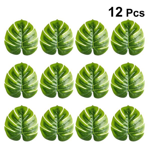12pcs artificial monstera leaf beautiful hawaii plants leaves party ornament decor (dark green) decorative flowers & wreaths
12pcs artificial monstera leaf beautiful hawaii plants leaves party ornament decor (dark green) decorative flowers & wreaths