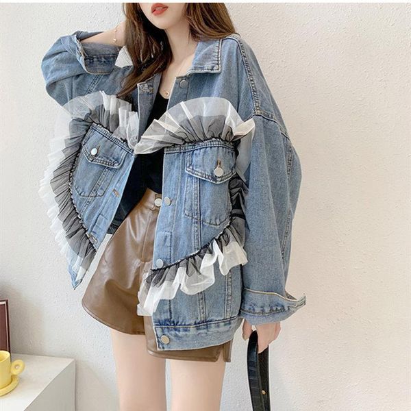women's jackets jeans jacket coat korean sweet spring autumn office lady cotton lace heart full turn-down collar girls denim women, Black;brown
women's jackets jeans jacket coat korean sweet spring autumn office lady cotton lace heart full turn-down collar girls denim women, Black;brown