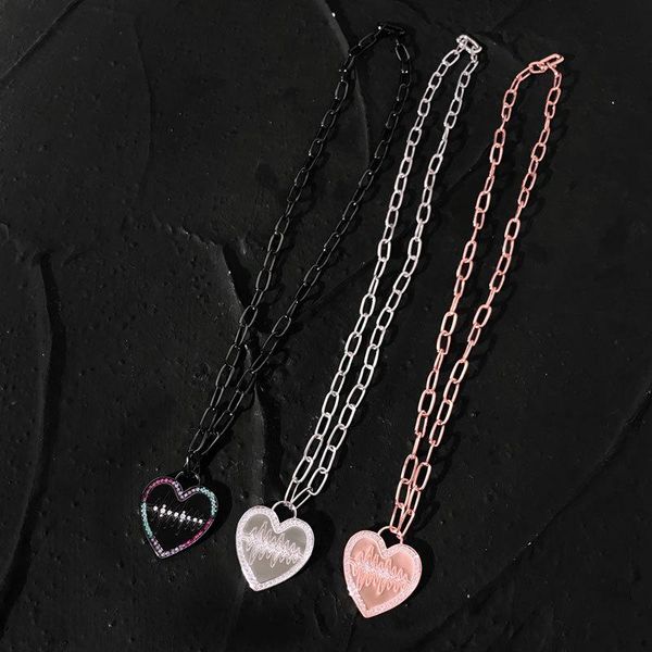 chains s925 sterling silver heartbeat necklace female fashion bohemian style heart-shaped clavicle chain romantic sweet jewelry
chains s925 sterling silver heartbeat necklace female fashion bohemian style heart-shaped clavicle chain romantic sweet jewelry