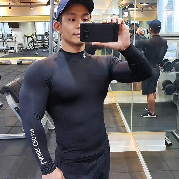 men's t-shirts fitness tight men compression quick-drying long-sleeved shirts running exercise t-shirt coat, White;black
men's t-shirts fitness tight men compression quick-drying long-sleeved shirts running exercise t-shirt coat, White;black