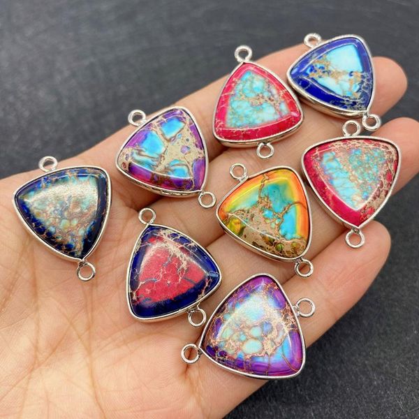 charms wholesale multicolor triangle shape pendant turquoise for jewelry making diy handmade accessories beaded decoration fashion, Bronze;silver
charms wholesale multicolor triangle shape pendant turquoise for jewelry making diy handmade accessories beaded decoration fashion, Bronze;silver