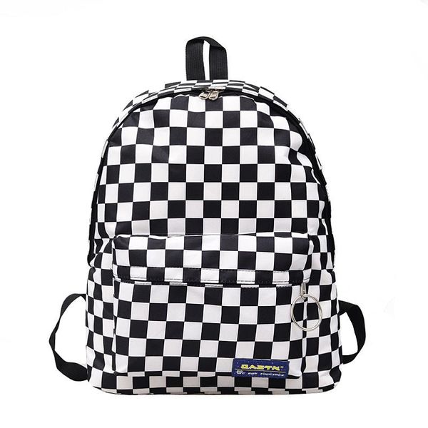 backpack luxury 2021 autumn and summer style fashion design black white plaid casual outdoor travel student
backpack luxury 2021 autumn and summer style fashion design black white plaid casual outdoor travel student