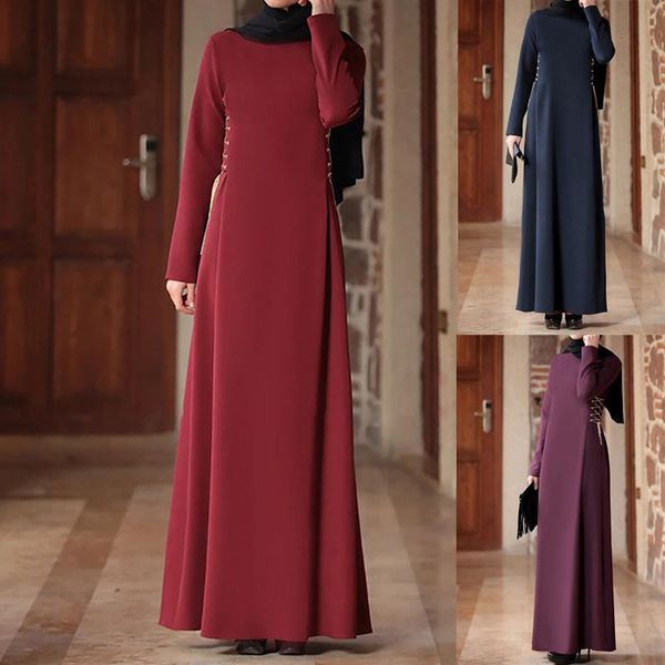 ethnic clothing muslim arabia abaya for women dubai turkey dress fashion islamic middle eastern lady long sleeve elegant gown robes, Red
ethnic clothing muslim arabia abaya for women dubai turkey dress fashion islamic middle eastern lady long sleeve elegant gown robes, Red