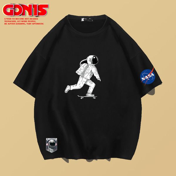 men's short summer quarter t-shirt loose half casual medium sleeve clothes, White;black
men's short summer quarter t-shirt loose half casual medium sleeve clothes, White;black