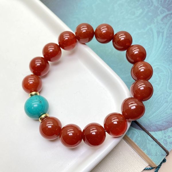 natural agate bracelet girl couple fashion hand ornament dark red crystal birthday bracelet man, Black
natural agate bracelet girl couple fashion hand ornament dark red crystal birthday bracelet man, Black