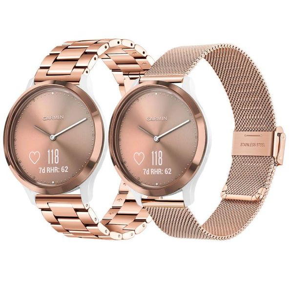 watch bands 2pcs mesh & soild stainless steel watchband for garmin vivomove hr 3 3s / vivoactive 4 4s venu luxe style band strap, Black;brown
watch bands 2pcs mesh & soild stainless steel watchband for garmin vivomove hr 3 3s / vivoactive 4 4s venu luxe style band strap, Black;brown