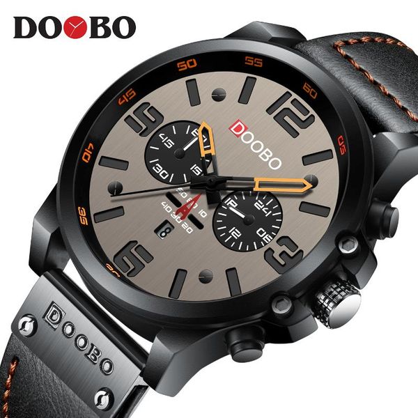 wristwatches doobo mens watches waterproof sport wrist watch 8314 quartz military genuine leather relogio masculino d043, Slivery;brown
wristwatches doobo mens watches waterproof sport wrist watch 8314 quartz military genuine leather relogio masculino d043, Slivery;brown