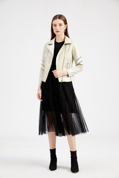 women's jackets 2021 autumn women pu leather jacket black soft faux street moto biker coat lady casual outerwear turndown collar, Black;brown
women's jackets 2021 autumn women pu leather jacket black soft faux street moto biker coat lady casual outerwear turndown collar, Black;brown