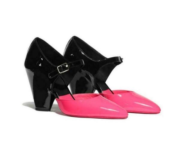 dress shoes color stitching women's pointy toe buckle strap wedge heels sandals c97, Black
dress shoes color stitching women's pointy toe buckle strap wedge heels sandals c97, Black