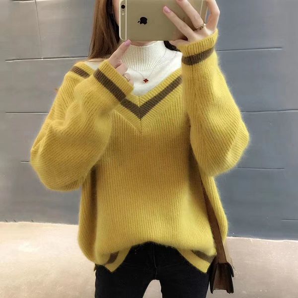 women's sweaters loose fall high hooves from male pull plus size female jumper hoods aumu, White;black
women's sweaters loose fall high hooves from male pull plus size female jumper hoods aumu, White;black