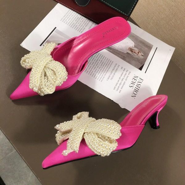 slippers string bead spike heels women pointed toe mules fashion bow knot slides shallow shoes sandalias mujer black rose red
slippers string bead spike heels women pointed toe mules fashion bow knot slides shallow shoes sandalias mujer black rose red