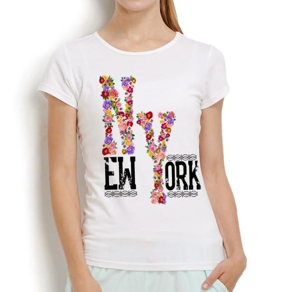 women's t-shirt york flower letter printing tshirt women 2021 white casual short sleeve o-neck femme cute t shirt
women's t-shirt york flower letter printing tshirt women 2021 white casual short sleeve o-neck femme cute t shirt