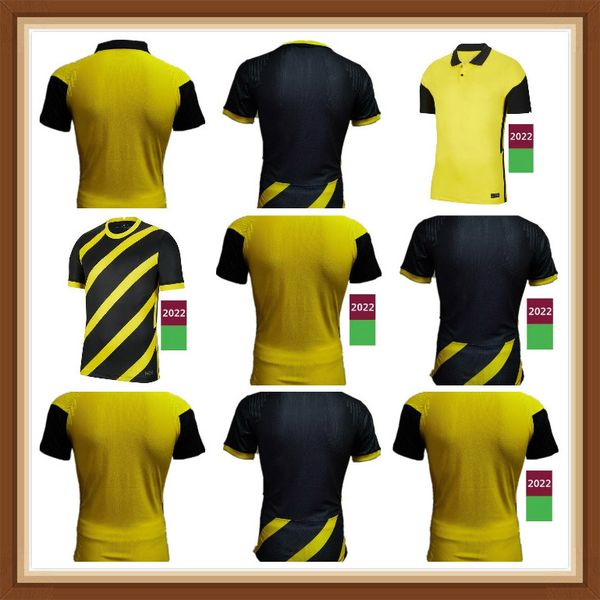 player version 20 21 malaysia soccer jersey 2021 2022 national team home away uniform mens short sleeve football shirt, Black;yellow
player version 20 21 malaysia soccer jersey 2021 2022 national team home away uniform mens short sleeve football shirt, Black;yellow