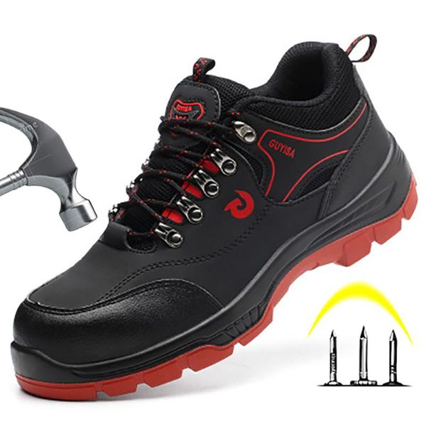 boots men outdoor safety shoes steel toe work boot sneakers military ankle indestructible male, Black
boots men outdoor safety shoes steel toe work boot sneakers military ankle indestructible male, Black